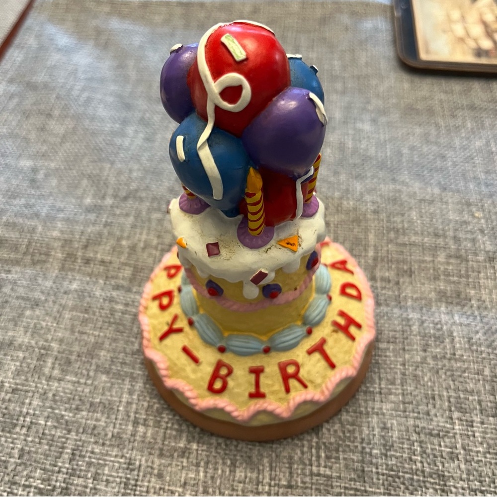 NWT~Decorative Cookie Stamp Mold Press “Happy Birthday” by Wilton/Shaker Hearth